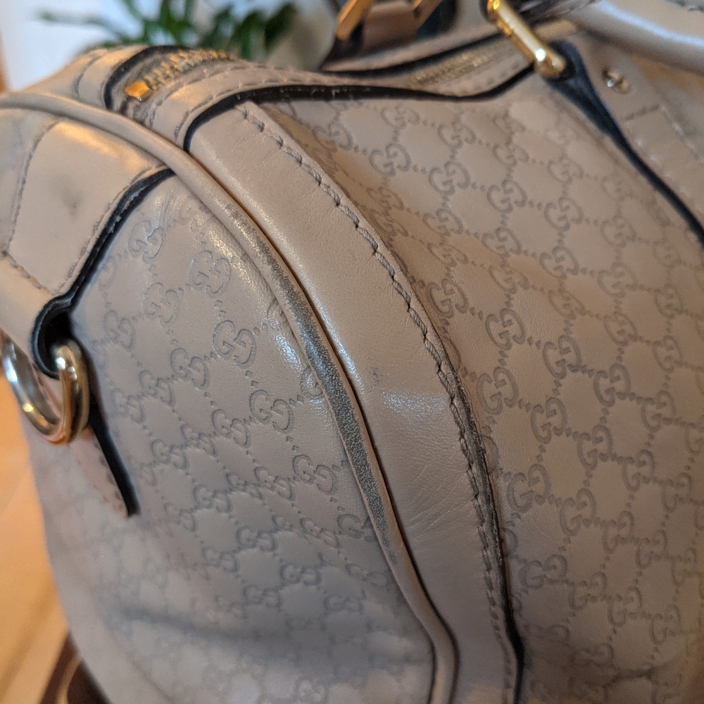 Gucci Guccissima Boston leather bag - Picture 8 of 14